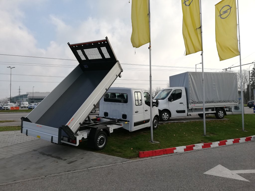 Opel Movano Crew Cab Tipper L3H1 170k Opel Movano